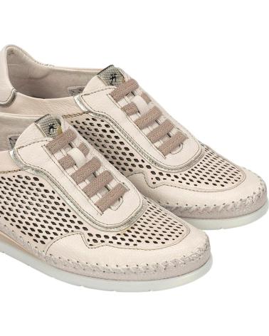 FLUCHOS TÊNIS FLUCHOS F2143 COM DETALHE PERFURADO BEIGE
