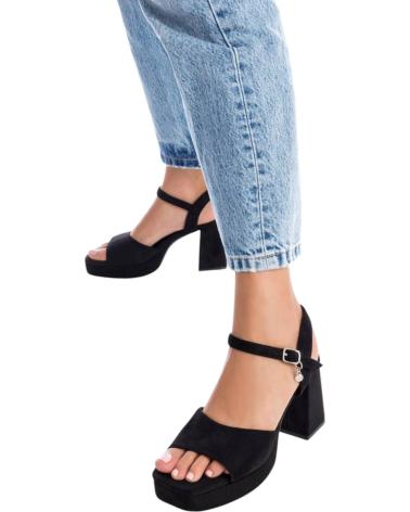 XTI XTI 141471 BLOCKABSATZ-SANDALEN NEGRO