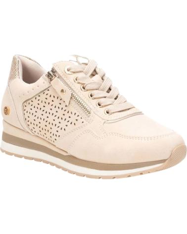XTI TÊNIS CASUAIS COM DETALHES VAZADOS BEIGE