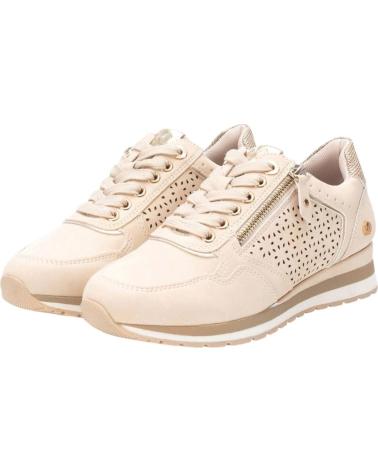 XTI TÊNIS CASUAIS COM DETALHES VAZADOS BEIGE