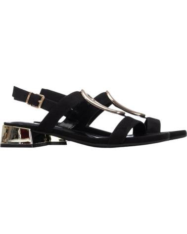 XTI SANDÁLIA 145493 COM SALTO GEOMÉTRICO NEGRO