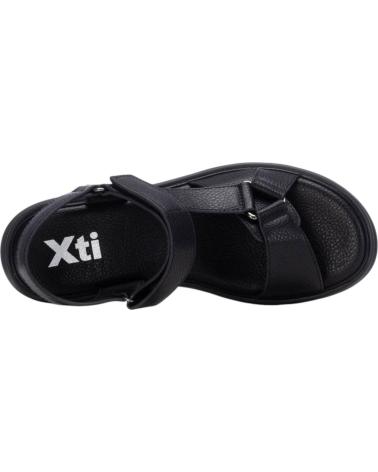 XTI SANDÁLIA PLATAFORMA COM FECHO DE VELCRO NEGRO