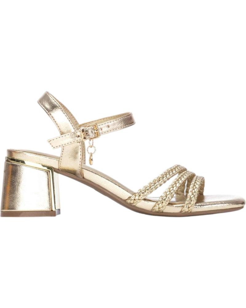 XTI SANDÁLIA DE SALTO COM TIRAS CRUZADAS XTI 145439 ORO