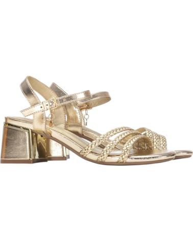 XTI SANDÁLIA DE SALTO COM TIRAS CRUZADAS XTI 145439 ORO