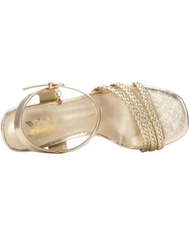 XTI SANDÁLIA DE SALTO COM TIRAS CRUZADAS XTI 145439 ORO