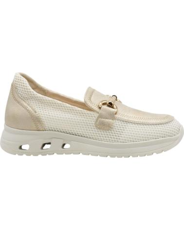 AMARPIES MOCASSIM PLATAFORMA COM FIVELA METÁLICA ORO