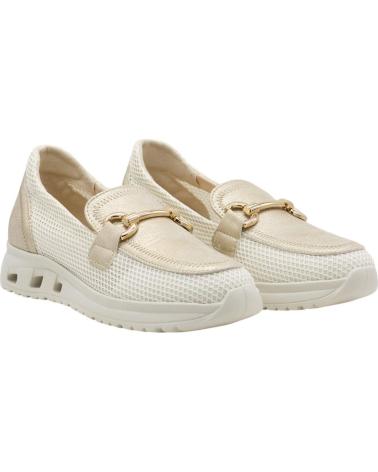 AMARPIES MOCASSIM PLATAFORMA COM FIVELA METÁLICA ORO