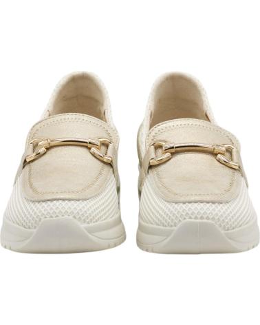 AMARPIES MOCASSIM PLATAFORMA COM FIVELA METÁLICA ORO