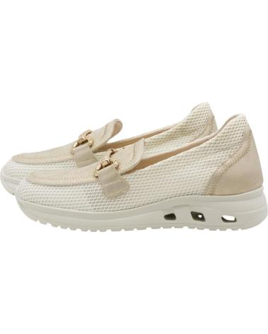 AMARPIES MOCASSIM PLATAFORMA COM FIVELA METÁLICA ORO