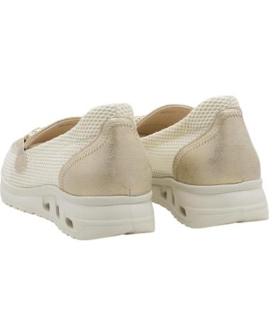 AMARPIES MOCASSIM PLATAFORMA COM FIVELA METÁLICA ORO
