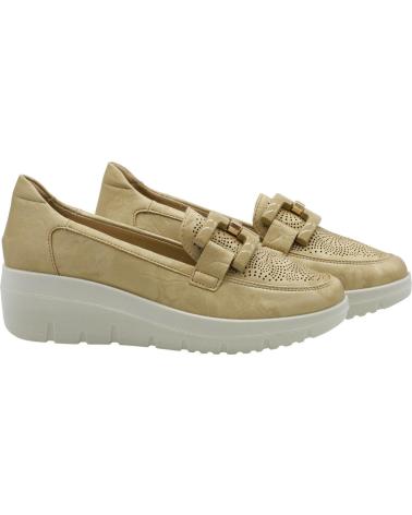 MYSOFT MOCASSINS 26M315 COM PLATAFORMA BEIGE
