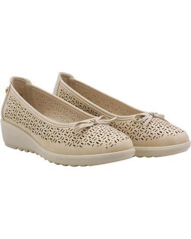AMARPIES SAPATILHAS COMPENSADAS COM DETALHES RECORTADOS ATL30120 ORO
