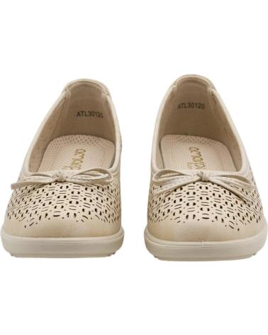 AMARPIES SAPATILHAS COMPENSADAS COM DETALHES RECORTADOS ATL30120 ORO