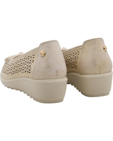AMARPIES SAPATILHAS COMPENSADAS COM DETALHES RECORTADOS ATL30120 ORO