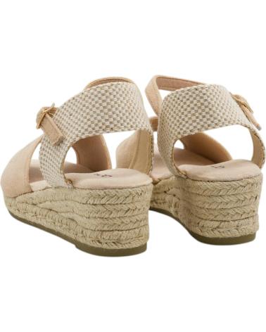 AMARPIES SANDÁLIA CUNHA DE ESPARTO AMARPIES ACX28503 BEIGE