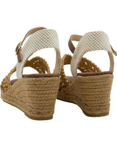 MYSOFT SANDÁLIA DE CUNHA EM ESPARTO MYSOFT 26M116 CAMEL CAMEL