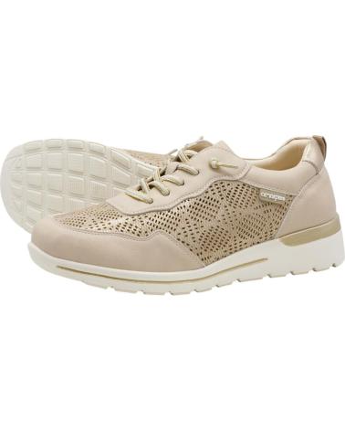 AMARPIES TÊNIS CASUAIS AHI30065 EM TOM NEUTRO BEIGE