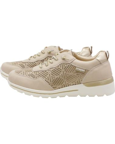 AMARPIES TÊNIS CASUAIS AHI30065 EM TOM NEUTRO BEIGE