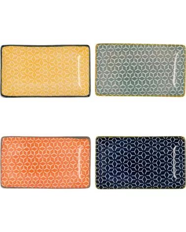 SET DE PLATOS DECORATIVOS MULTIFORMATO MULTICOLOR QUID REF 1169158