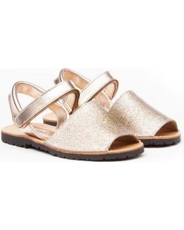 ANGELITOS SANDALIAS DE NIÑA AVARCA PIEL PLATINO 208