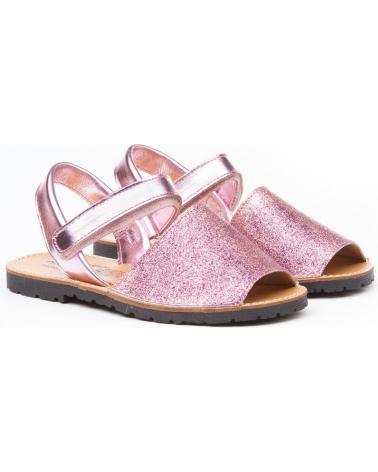 Sandalias de Niña ANGELITOS AVARCA PIEL 208 ROSA