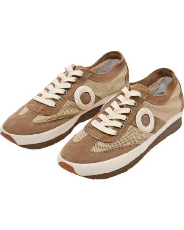 ARO ZAPATILLAS CASUALES DE ANTE CON SUELA DE GOMA MARRON