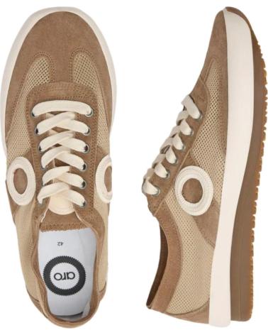 ARO ZAPATILLAS CASUALES DE ANTE CON SUELA DE GOMA MARRON