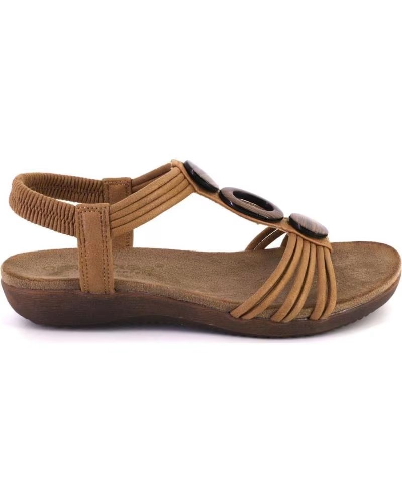 AMARPIES SANDÁLIAS AMARPIES 26676 COM MISSANGAS BRONZE BRONCE
