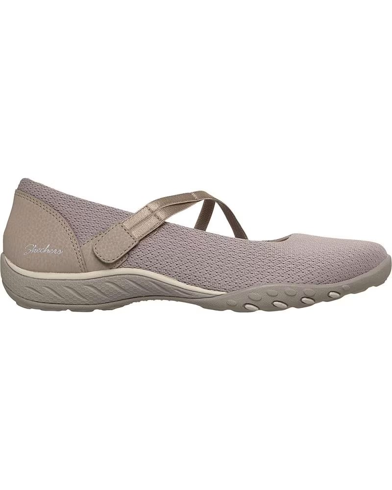 SKECHERS SAPATILHA BREATHE-EASY 100771 TAUPE