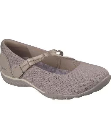 SKECHERS SAPATILHA BREATHE-EASY 100771 TAUPE
