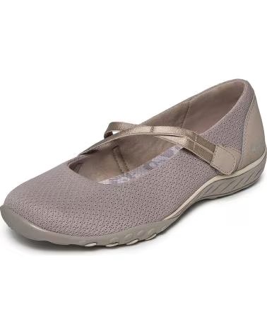 SKECHERS SAPATILHA BREATHE-EASY 100771 TAUPE