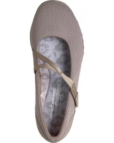 SKECHERS SAPATILHA BREATHE-EASY 100771 TAUPE