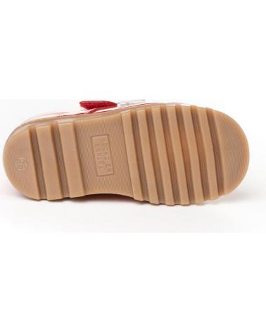 Botines de Niña y Niño ANGELITOS BOTIN PIEL 306 ROJO