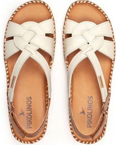 PIKOLINOS SANDÁLIAS DE COURO W8K-1839C2 CREMA