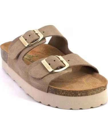 AUTENTI AUTENTI 11097 MULES EM CAMURÇA TAUPE