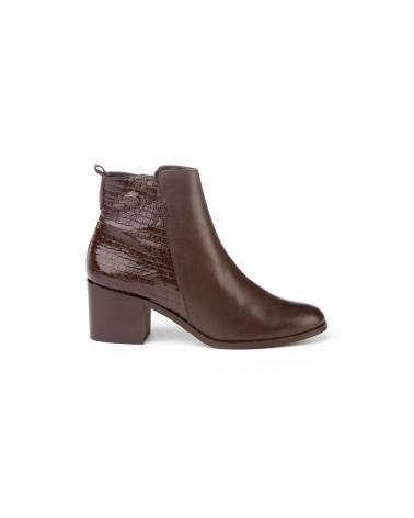 Bottines pour Femme EVA MAÑAS BOTIN PIEL 3148 MARRON