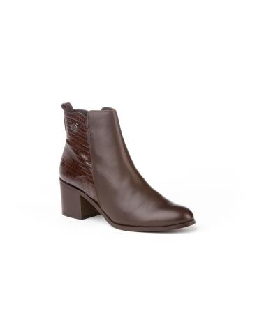 Bottines pour Femme EVA MAÑAS BOTIN PIEL 3148 MARRON