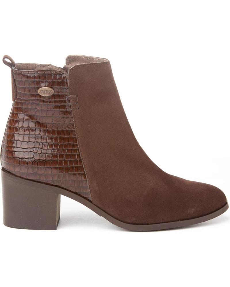 Stiefel EVA MAÑAS  für Damen BOTIN PIEL 3149  MARRON