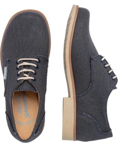 Zapatos de Niño ANGELITOS ZAPATO LINO CEREMONIA 405 MARINO