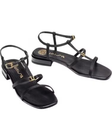 UNISA SANDALIA CARENA PIEL NEGRO REF 1171573