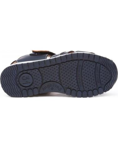 Sandali per Bambino ANGELITOS SANDALIA PIEL 451 MARINO