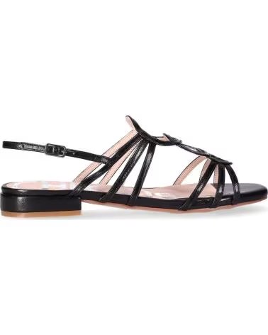 CHIKA10 SANDALIA PLANA PARA MUJER TROPIKANA 01 COLOR NEGRO