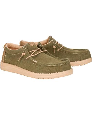 HEY DUDE ZAPATOS NÁUTICOS WALLY WORKWEAR HOMBRE MARRÓN REF 1173453 MARRON