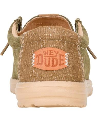 HEY DUDE ZAPATOS NÁUTICOS WALLY WORKWEAR HOMBRE MARRÓN REF 1173453 MARRON