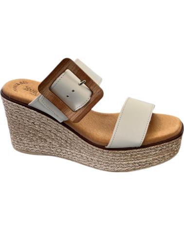 EVA FRUTOS SANDALIAS PIEL CUNA ALTA 5841 BEIG MADERA VARIOS COLORES