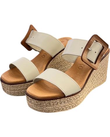 EVA FRUTOS SANDALIAS PIEL CUNA ALTA 5841 BEIG MADERA VARIOS COLORES