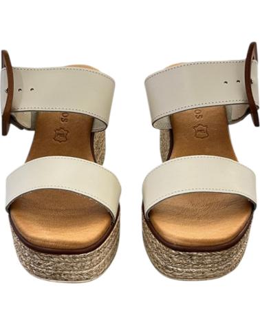 EVA FRUTOS SANDALIAS PIEL CUNA ALTA 5841 BEIG MADERA VARIOS COLORES
