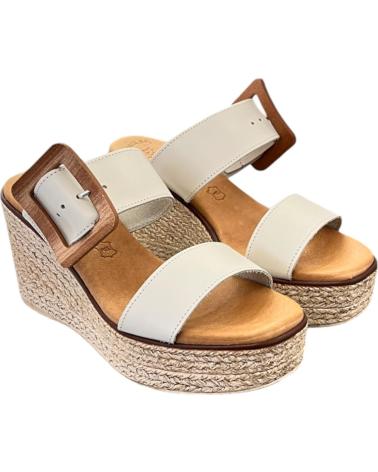 EVA FRUTOS SANDALIAS PIEL CUNA ALTA 5841 BEIG MADERA VARIOS COLORES