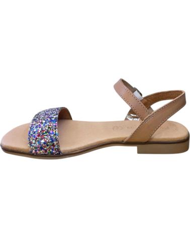 EVA FRUTOS SANDALIAS PLANAS DE PIEL 3090 NATURAL GL MULTI, REF: 1173431 VARIOS COLORES