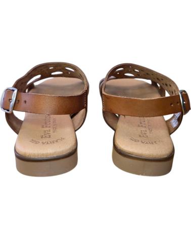 EVA FRUTOS SANDALIAS PIEL PLANA 3049 AVELLANA - REF: 1173433 VARIOS COLORES